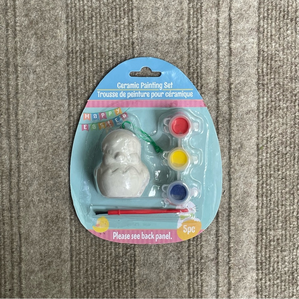 Ceramic Little Birdy Easter Themed Paint Your Own Painting Set
